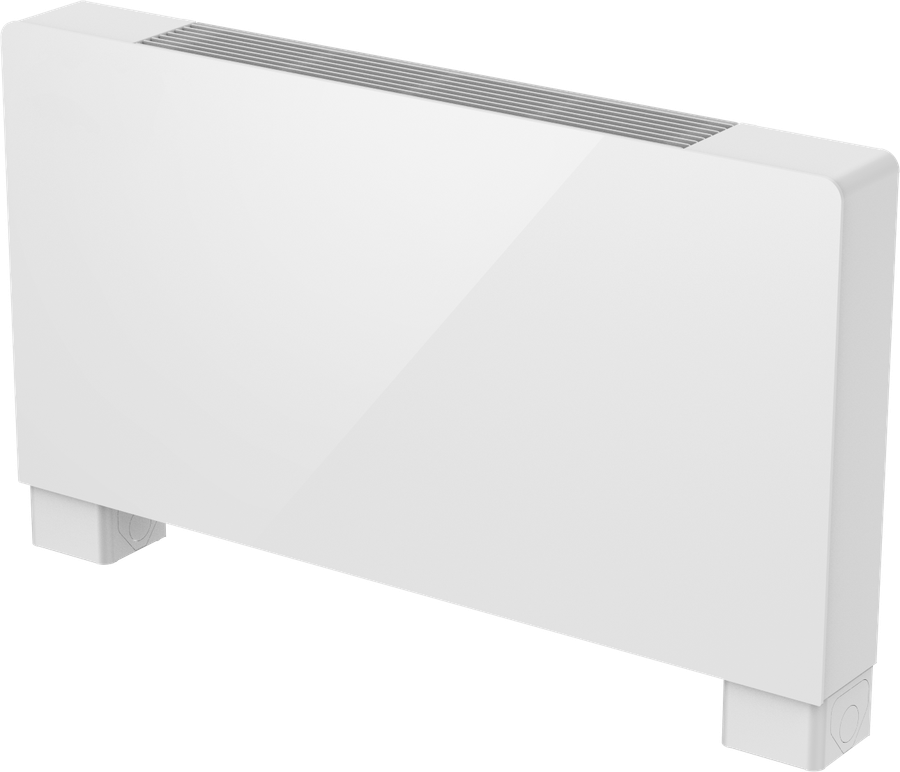 Slim Fan Coil Nancent NF Series, λευκή γυάλινη πρόσοψη